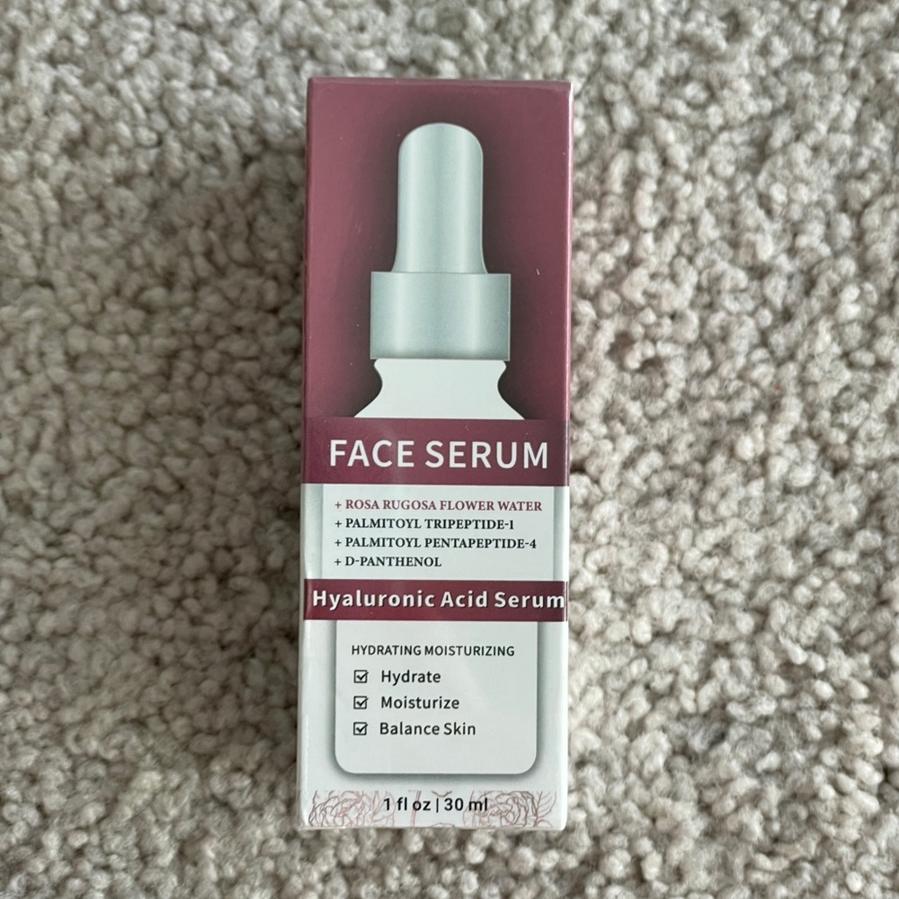 LAKIBOLE Rose Floral Water Hydrate Moisturize Hyaluronic Acid Face Serum